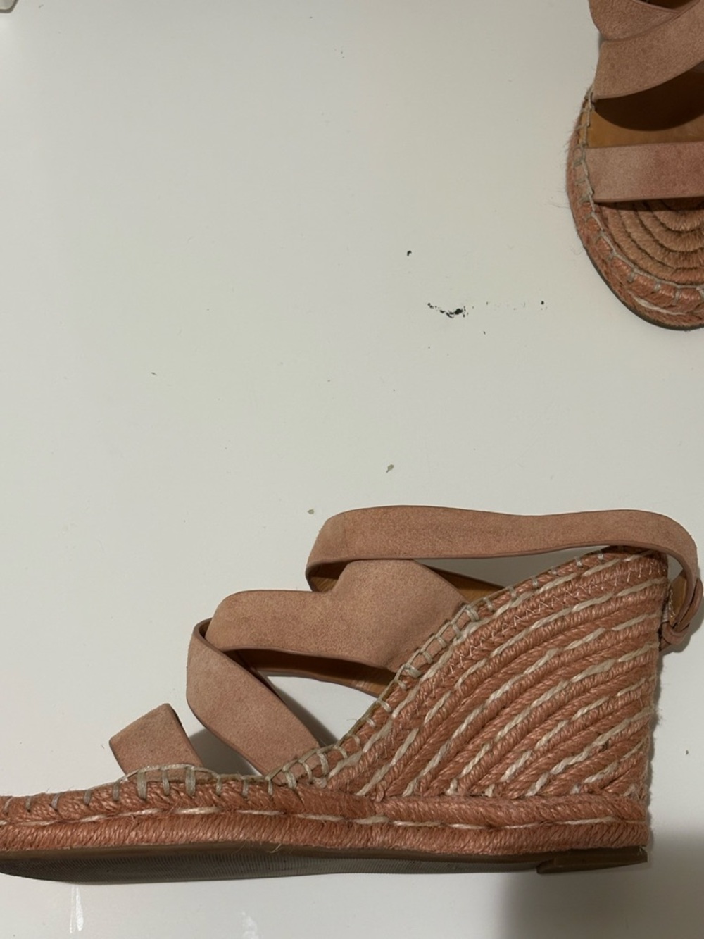 Joie Blush Espadrille Wedge Sandals